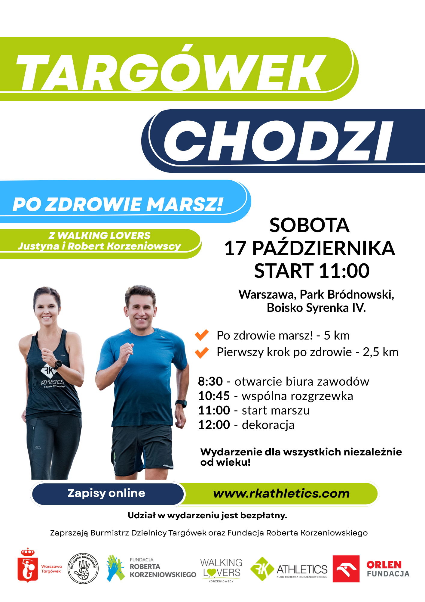Targówek chodzi! Dołącz do rodzinnego wydarzenia „Po zdrowie marsz!” w Parku Bródnowskim